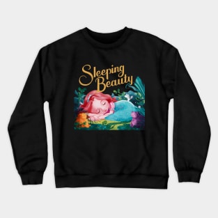 Sleeping Beauty Design Crewneck Sweatshirt